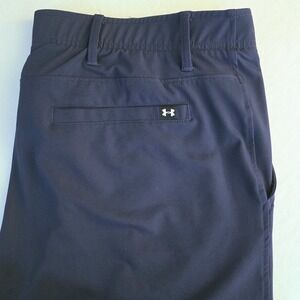 Under Armour Mens Blue Performance Casual Golf Stretch Pants‎ Size 40X30 (40X27)